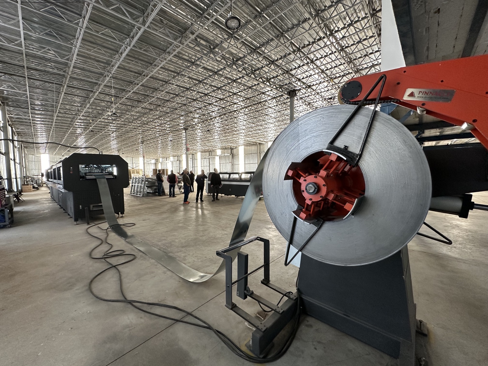 A CNC cutting and fabrication machine.